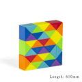 Miniatyrbild 1 av 6: 36 Segment Magisk Orm Multi-Färg 3D Pussel Fidget Leksaker Fidge Kub Twist Transformerbar Barn Pussel 36 Speed