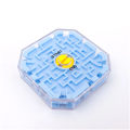 Miniatyrbild 1 av 6: 3D Mini Speed Cube Labyrint Magisk Kub Lära Pedagogisk Leksak Pusselspel Labyrint Rullande Boll Hjärna Lära Balans A-323-blue