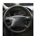 Miniatyrbild 2 av 6: Handsytt DIY svart mikrofiberläder rattöverdrag för Nissan Sentra 2000 2001 2002 2003 2004 2005 2006 delar