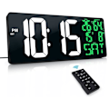 Miniatyrbild 1 av 6: 16\" LED Digital Väggklocka Stor Display Med Fjärrkontroll Stor Skärm Timer Nedräkningstimer Black