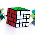 Miniatyrbild 3 av 6: Professionell Sticker Magic Cube Bas Startpaket 3X3X3 4X4X4 5X5X5 Megaminx Speed Twist Pussel Magic Cube För Barn QiFang-6-Black