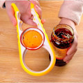 Miniatyrbild 4 av 4: 4-i-1 Multifunktionell Burköppnare - Orange - Ergonomisk - Modern Design - Pp + Tpr