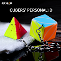 Miniatyrbild 2 av 6: Mini 3X3 Nyckelring Kub Fidget Leksaker Cubo Magico Pussel Ivy Nyckelring Stickerless Pyraminx Nyckelring pyraminx keychain