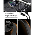 Miniatyrbild 4 av 4: Billaddare - Ospecificerad - 120W - 2 USB-portar - Infällbar kabel - Snabbladdning
