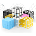 Miniatyrbild 2 av 6: 3X3X3 Speed Cube Rubix Borstad Spegel Professionell Cubo Magico Magic Cube Ungersk C
