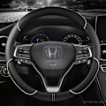 Miniatyrbild 5 av 6: Mikrofiberläder rattöverdrag för Honda Civic CRV XRV Accord 2016 ~ 2019 2021 10:e generationen, högkvalitativa biltillbehör WHITE
