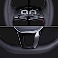Miniatyrbild 3 av 6: Skräddarsydd rattöverdrag i handsytt flätad läder för Audi A4 B6 2002 A3 3-ekrad 2000 2001 2003 Audi TT 1999-2005
