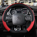 Miniatyrbild 3 av 6: Rattstyrningsöverdrag i PU-läder för Citroen Berlingo E-Berlingo Berlingo XL, 9 färger, halkfritt, biltillbehör O shape Red