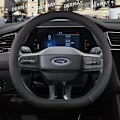 Miniatyrbild 3 av 6: För Ford Mondeo MK5 V 2022 2023 Dermay Bilrattstyrningshölje 9 Färger PU Läder Halkskyddande Biltillbehör Snabb D shape Wine Red