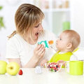 Miniatyrbild 3 av 4: Fruktnapp för spädbarn, Fruktnapp för bebisar, Grön 2 st Green
