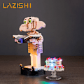 Miniatyrbild 2 av 6: Lazishi LED-belysning 76421 set lämpligt för Dobby™ husalven byggstenar (endast belysningstillbehör ingår) standard