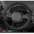Miniatyrbild 5 av 6: Halksäker rattöverdrag i mocka för Audi Q2 Q3 Q5 Q7 TT S3 S4 S5 S7 R8 RS3 RS A1 A3 A4 A5 A6 A7 B7 B9 biltillbehör J