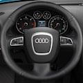 Miniatyrbild 2 av 6: Rattstyrningsöverdrag för Audi A3 8P Sportback A4 B8 Avant A5 8T A6 C6 A8 D3 Q7 8R Q5 4L S4 S3 Original Rattfläta