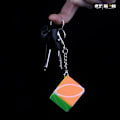 Miniatyrbild 3 av 6: Mini 3X3 Nyckelring Kub Fidget Leksaker Cubo Magico Pussel Ivy Nyckelring Stickerless Pyraminx Nyckelring pyraminx keychain