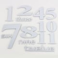 Miniatyrbild 3 av 3: DIY 3D Jättelik Design Väggklocka - Med Siffror 3D Väggklocka - Modern - Dekorativ -Wer