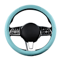 Miniatyrbild 1 av 6: Motocovers bil anti-halk läder rattöverdrag universell bil ratt skyddande överdrag mode stil 38cm rosa blue