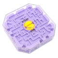 Miniatyrbild 6 av 6: 3D Mini Speed Cube Labyrint Magisk Kub Lära Pedagogisk Leksak Pusselspel Labyrint Rullande Boll Hjärna Lära Balans A-323-blue