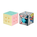 Miniatyrbild 1 av 6: Pyramid Macaron Speed Cubo Magico Fidget Leksaker Ny Macaron Färg Magic Cube Macaron Stickerless Magic Cube 3X3 3x3