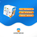 Miniatyrbild 4 av 4: Cube Monster Go Edu Magnetisk 3X3X3 Speed Cube Professionell Speed Magic Cube Mg3 3 Gånger;3 Magnetisk Kub Cubo Magico Pussel MG3 EDU