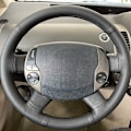 Miniatyrbild 2 av 6: Skräddarsydd rattfläta i läder för Toyota Prius 20 (XW20) 2004 2005 2006 2007 2008 2009