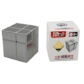 Miniatyrbild 1 av 6: [Ecube] Sengso 2X2X2 Spegelkub Block Kub Pussel Magisk Kub Speed Cubo Magico 2X2 Lärande Utbildningsleksaker För Barn Pojkar White Silver Sticker