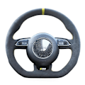 Miniatyrbild 1 av 6: Handsydda svarta mockarattöverdrag för Audi S1 8X S3 8V Sportback S4 B8 Avant S6 C7 S5 8T S7 G8 RS Q3 8U SQ5 8R style 4