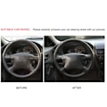 Miniatyrbild 5 av 6: Handsytt DIY svart mikrofiberläder rattöverdrag för Nissan Sentra 2000 2001 2002 2003 2004 2005 2006 delar
