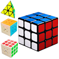 Miniatyrbild 3 av 6: Rubiks Kub 3X3 Speed Cube Professionell Magic Cube Magicos Hem Fidget Leksaker Cubo Magico Pussel För Barn Vuxna Kuber Leksak magic cubes B