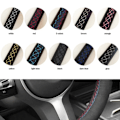 Miniatyrbild 5 av 6: Skräddarsydd rattöverdrag i mikrofiberläder med antislip för Hyundai i30 2009 2010 2011