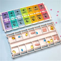Miniatyrbild 3 av 5: 7-dagars pillerbox - 7-dagars medicinbox för morgon och kväll