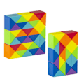 Miniatyrbild 3 av 6: 36 Segment Magisk Orm Multi-Färg 3D Pussel Fidget Leksaker Fidge Kub Twist Transformerbar Barn Pussel 36 Speed