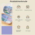 Miniatyrbild 4 av 5: Fuktsäker Förseglad Pillerask (1 Styck Fuktsäker Förseglad Bärbar Pillerask För Förvaring), Pillerask