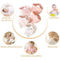 Miniatyrbild 2 av 4: Aqsacokiya 5-pack Baby Bandana Haklappar - Justerbar Knapp - 100% Bomull - Pojkar Och Flickor Mode 5 different colors