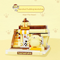 Miniatyrbild 1 av 6: Keeppley Sanrio Byggklossar Kulomi My Melody Pompom Purin Cartoon Modell Leksak Grafikblock Pompom Purin2 With box
