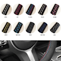 Miniatyrbild 6 av 6: Skräddarsydd rattöverdrag i svart mocka för Volkswagen Golf 6 GTI MK6 VW Polo GTI Scirocco R Passat CC R-Line 2010 Style 12