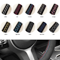 Miniatyrbild 6 av 6: Rattöverdrag i mockaläder för Tesla Model 3 2015-2021 Model Y 2019-2021 Style 13