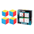 Miniatyrbild 1 av 6: [Picube] 2X2 3X3 4X4 5X5 Presentask Kub 2X2X2 3X3X3 4X4X4 5X5X5 Magisk Kub Presentask Speed Bundle Pussel Kub MoYu 2345 Set