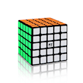 Miniatyrbild 5 av 6: Professionell Sticker Magic Cube Bas Startpaket 3X3X3 4X4X4 5X5X5 Megaminx Speed Twist Pussel Magic Cube För Barn QiFang-6-Black