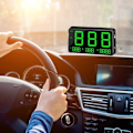 Miniatyrbild 2 av 4: Universal Bil Head Up Display Hud, GPS Bil Head Up Display, Digital Hastighetsmätare Mph, Överhastighetslarm
