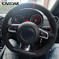 Miniatyrbild 1 av 6: Handsydd rattöverdrag för Audi TT TTS (8J) 2006-2013 2014 A3 S3 (8P) Sportback 2008 2009 2010 2011 2012 Style 3