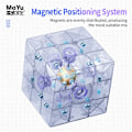 Miniatyrbild 5 av 6: Super Rs3M Maglev 3X3 Magnetisk Magisk Speed Cube Stickerless Professionellt Pussel Fidget Leksaker Barnpresenter Ball-Core version