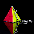 Miniatyrbild 1 av 6: [Ecube] Mini Nyckelring Mofangge Ivy Pyraminx 2X2 3X3 Växel Magic Cube Pussel Hänge Kedja Cubo Magico Leksaker Barn Pyraminx