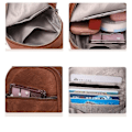 Miniatyrbild 3 av 4: Insfity Dam Crossbody-väska i Faux Läder - Blå Gray