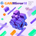 Miniatyrbild 2 av 6: Mirror M Uv Cube 3X3 Magnetisk Magisk Speed Cube Professionell Gjuten Belagd 3X3 Mirror Cube Fidget Leksaker Cubo Magico Pussel mirror M UV