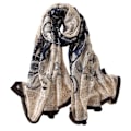 Miniatyrbild 1 av 5: Sidenscarf Lätt Sidenscarf för Kvinnor Halsduk