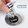 Miniatyrbild 2 av 4: 2 st Diskbänksil Plugg - Universal Pop-Up Badrumsavlopp för Kök, Badkar, Diskbänk
