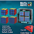 Miniatyrbild 6 av 6: Cube 3X3X3 Speed Cube 2X2 3X3 4X4 5X5 Puzzle Magic Cube 2345 Macaron Cube Presentförpackning Pedagogiska Leksaker Presentgåva Till Barn 2345 Macaron cube