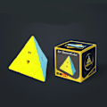 Miniatyrbild 4 av 6: Qiming S2 Pyraminx 3X3X3 Magnetisk Magisk Kub Speed Cube Pyramid Professionellt Pussel Fidget Leksaker Barnpresenter S2