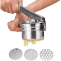 Miniatyrbild 1 av 4: Tfacr Potatisstöt - Potatisstöt i rostfritt stål med 3 utbytbara skivor, Potatisstöt Mixer M472