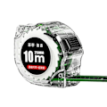 Miniatyrbild 1 av 4: Självlåsande fluorescerande stålbandmått Hög precision bläckstråleskrivare Box Meter Linjal Breddat mätverktyg[U1856] Green